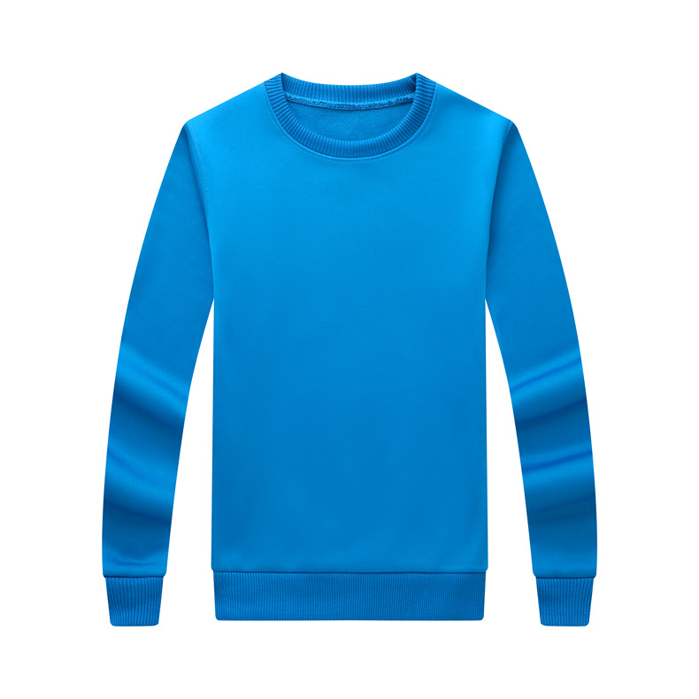 纯棉圆领卫衣工作服定制logo加厚企业文化衫定做无帽广告团体服装(图28)