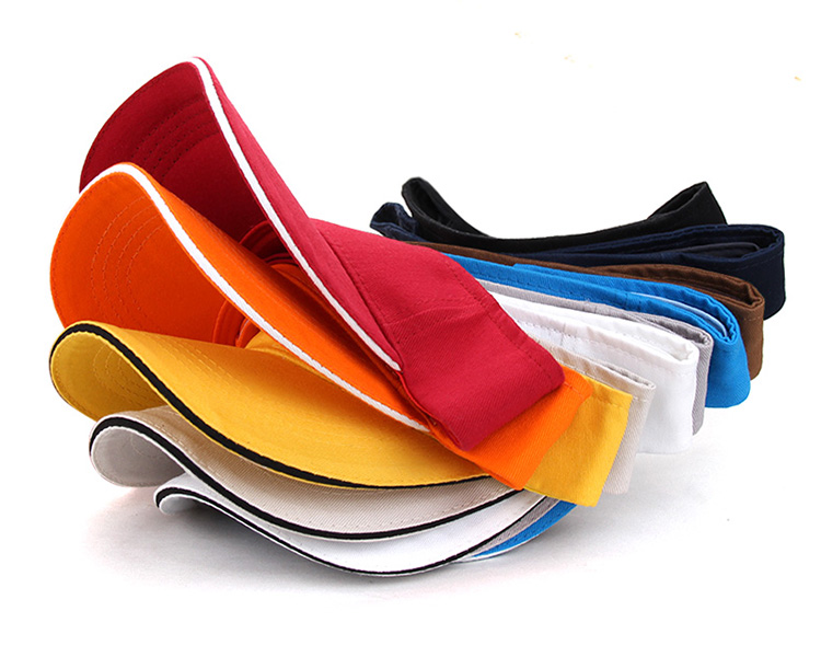 空顶帽男女运动网球帽加长无顶遮阳帽工作广告帽定制刺绣印字logo(图17)