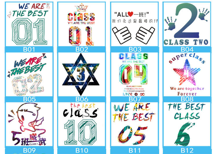 班服定制全身印t恤毕业学生夏季纯棉定做五分中袖短 袖套装运动会(图7)