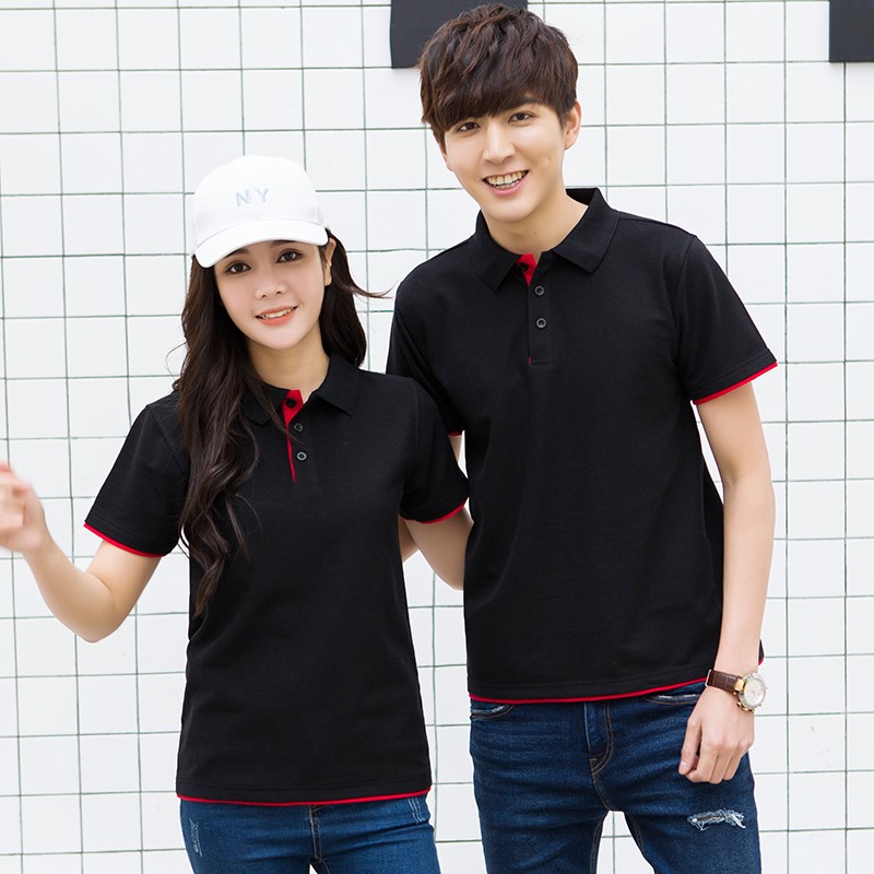 polo衫定制t恤短袖工作服印字Logo文化广告衫定做工衣团体服刺绣(图7)