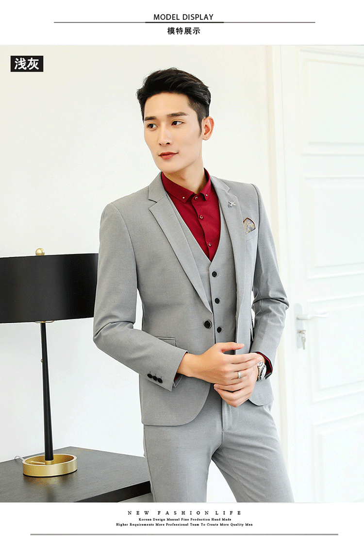 8898#时尚男西装套装(图9)