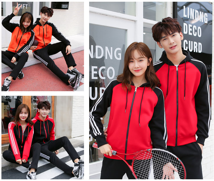 卫衣定制印logo工作服外套diy聚会班服拉链加绒连帽工衣定做印字(图18)