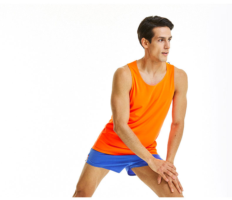 运动背心男宽松 夏季速干跑步背心 透气健身篮球服 无袖t恤(图15)