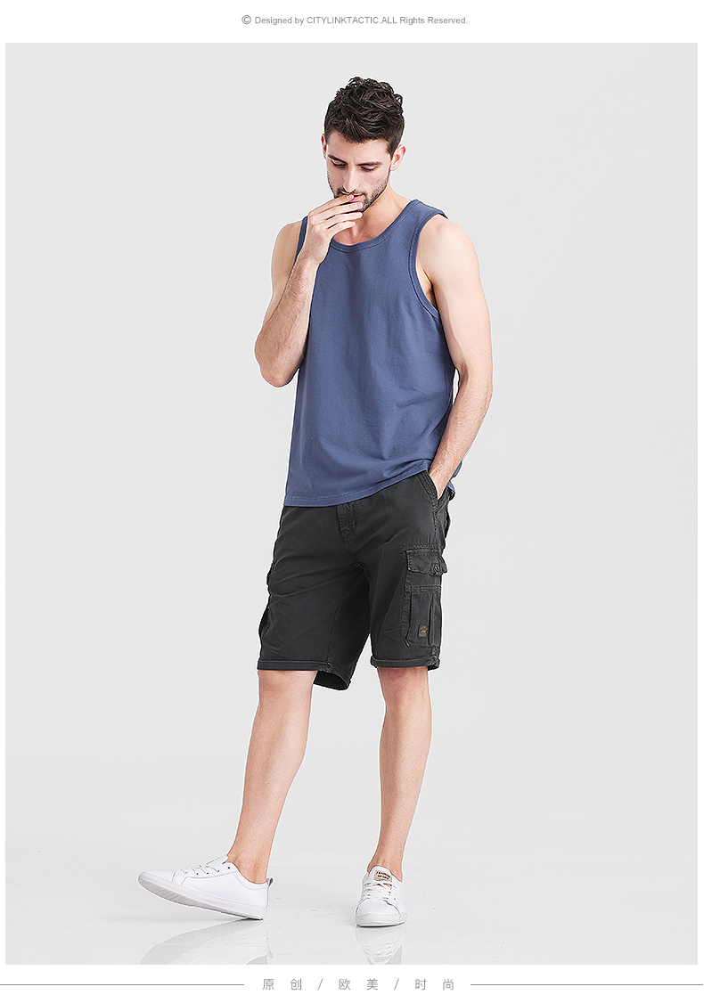 1575165220928981.jpg 男士背心2019夏季新款韩版宽松运动t恤潮流坎肩健身跨栏打底汗衫(图6)