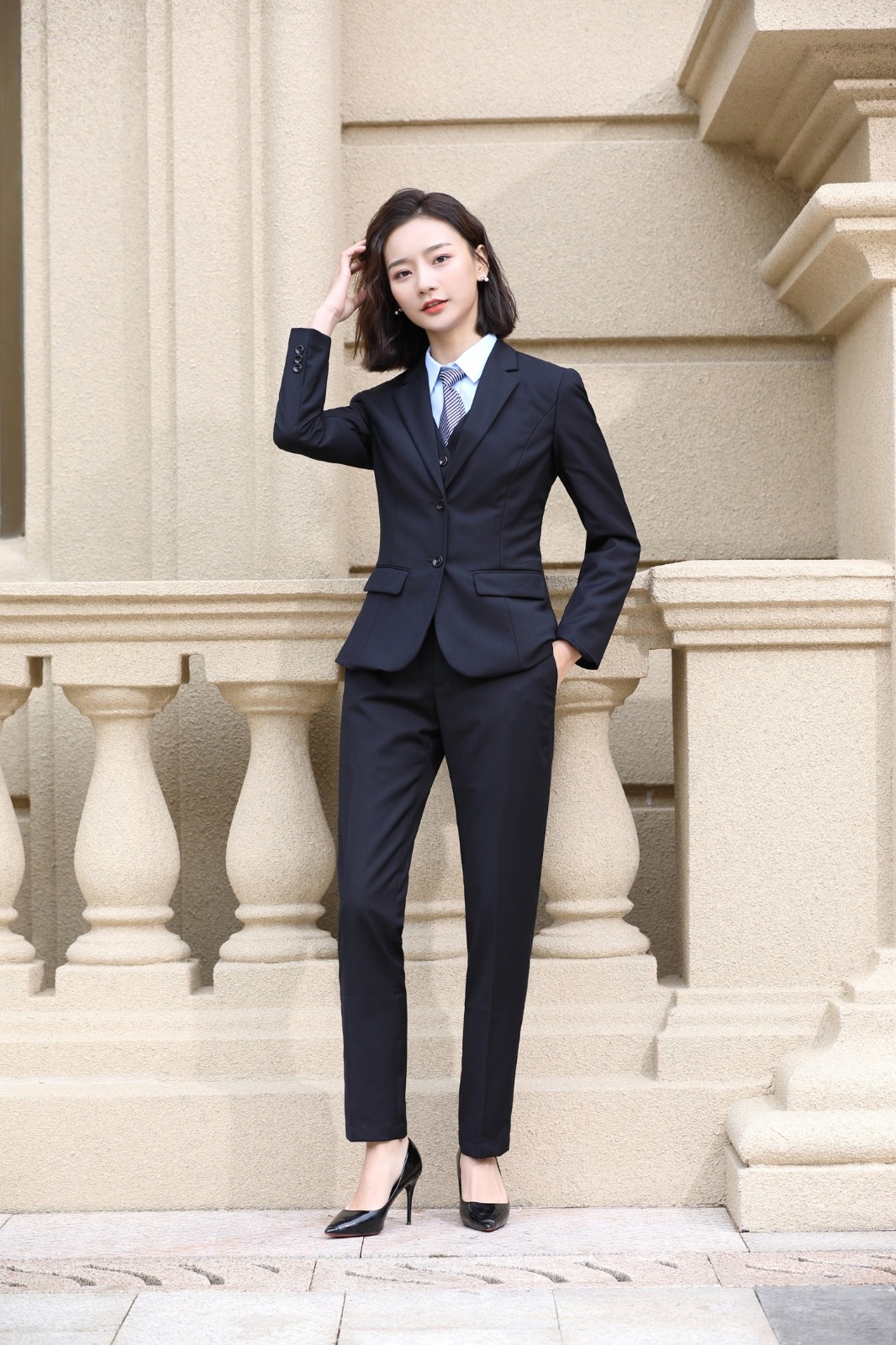 藏青色AB款 春秋加厚(图10)