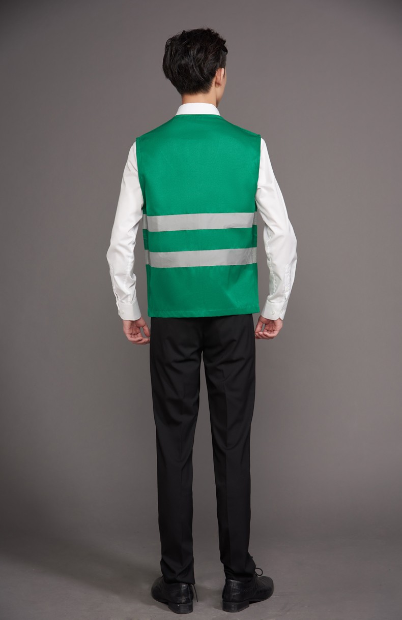 工作服马甲定制印LOGO建筑工程施工反光条安全背心外卖送餐员制服(图24)