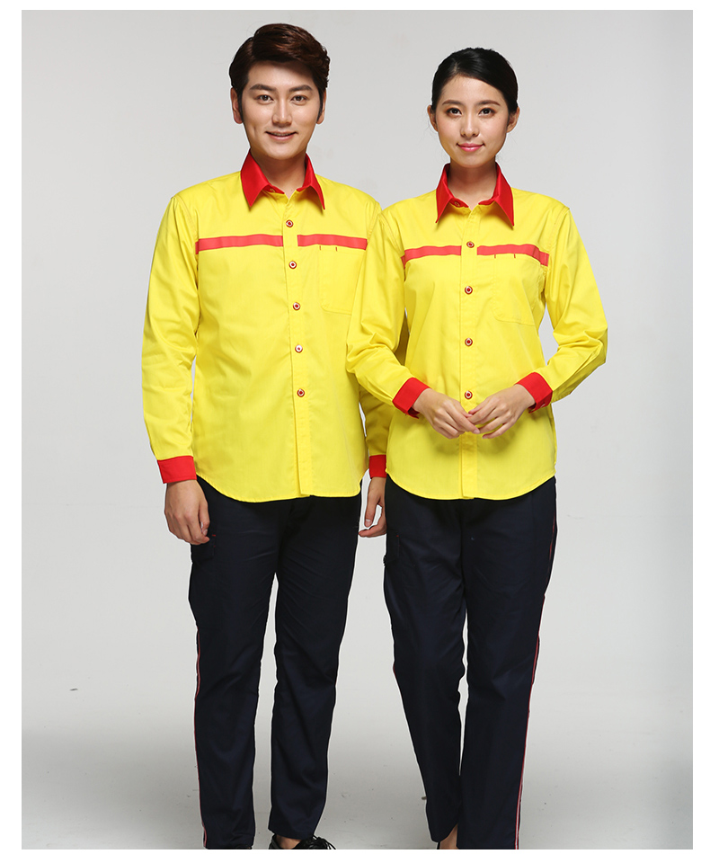 1573917324658598.jpg 加油站工作服夏装中石化加气站油站半袖防静电工作服男女套装(图5)