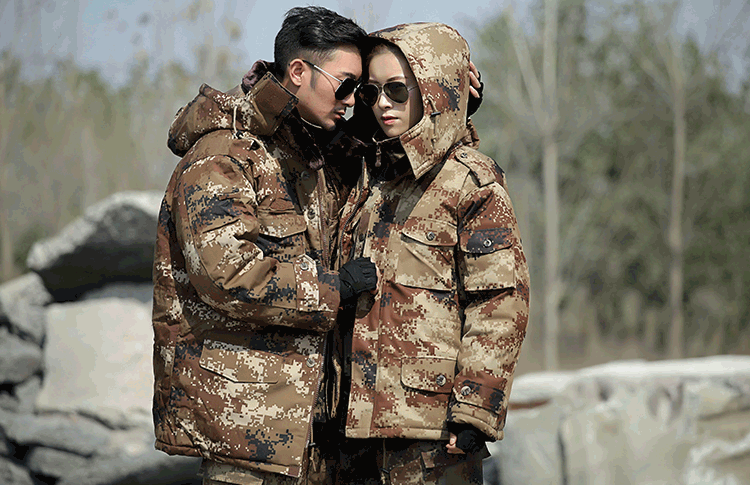 军大衣男冬季加厚防寒服特种兵作训棉大衣冷库工作服荒漠迷彩大衣(图9)