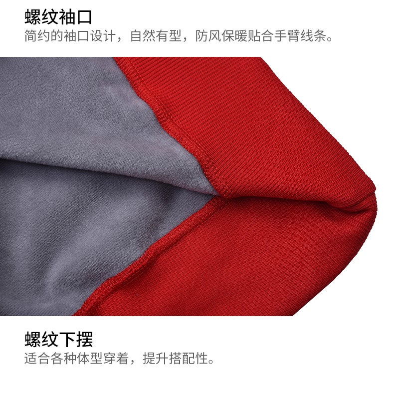 班服卫衣定制聚会团体旅游超市工装定做加厚秋冬长袖外套印logo(图11)