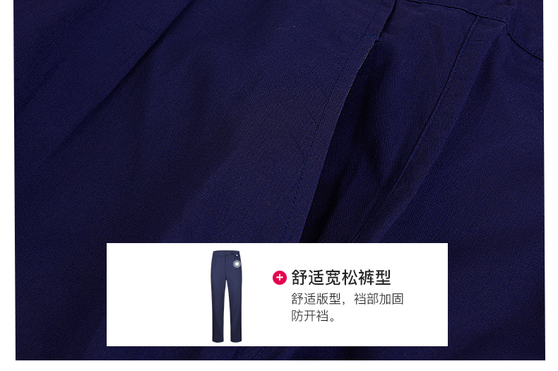 1573746655167217.jpg 夏季纯棉工作服套装男 全棉夏天薄款耐磨透气工厂车间劳保服上衣(图16)