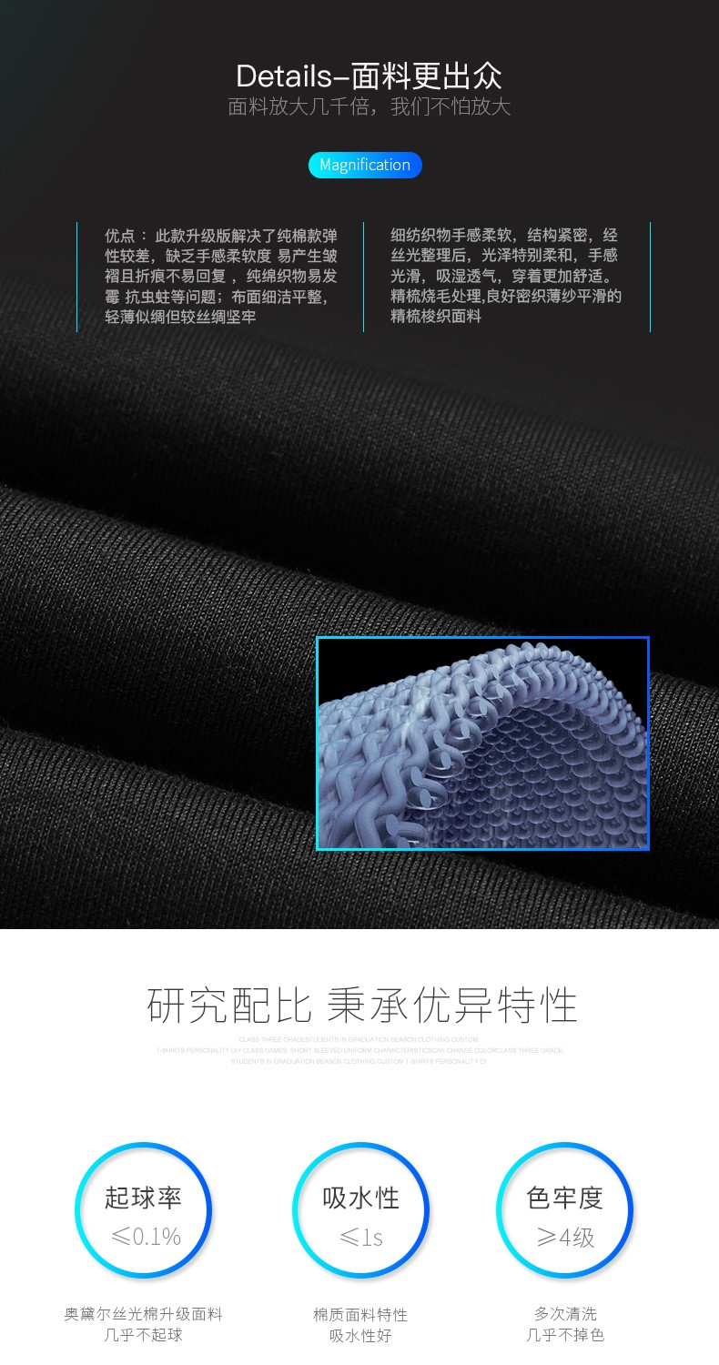 班服定制t恤学生文化衫广告衫定做diy衣服印字logo短袖工作服定做(图8)