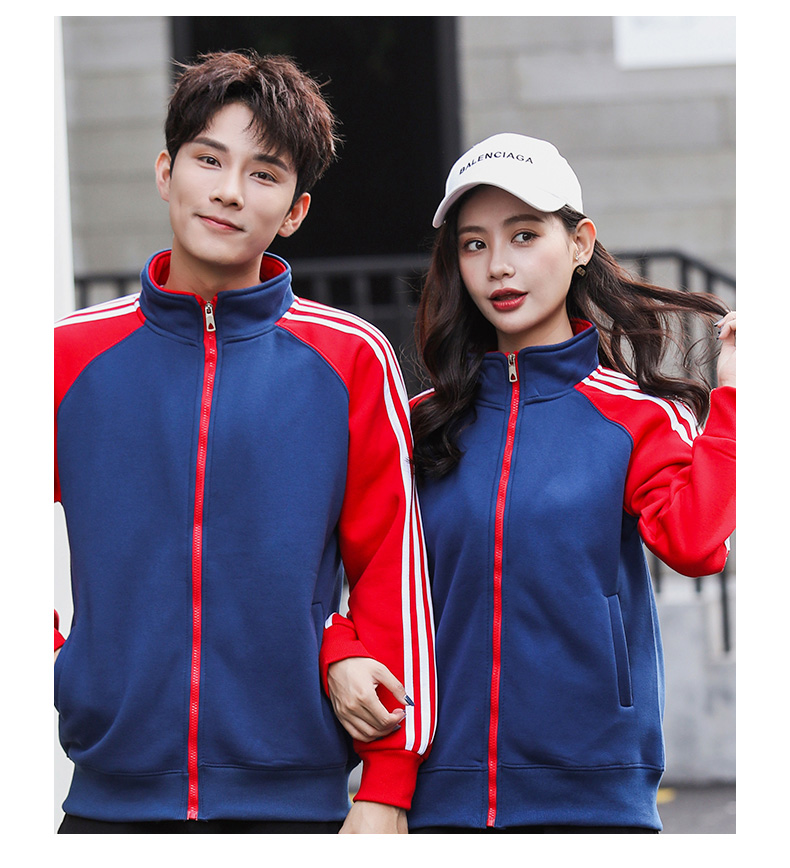 加绒卫衣定制长袖外套工作服印字logo同学聚会团体班服秋冬款男女(图13)