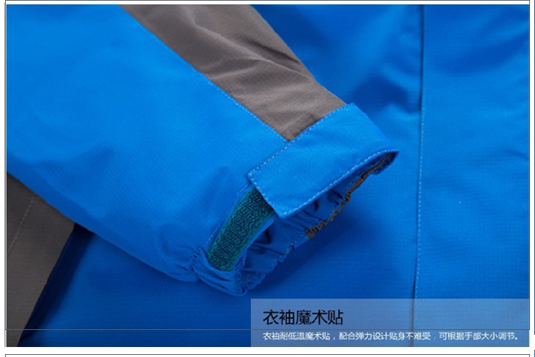 军绿色冲锋衣定制男女潮牌三合一两件套防风防水工作服刺绣印LOGO(图21)