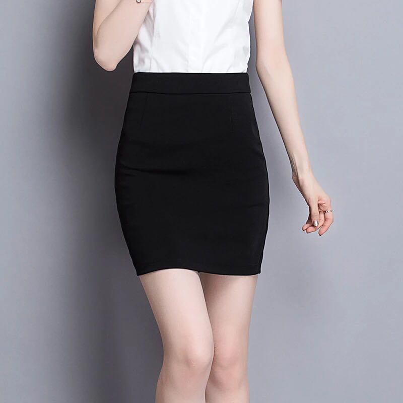 13#弹力包臀短裙(图1)