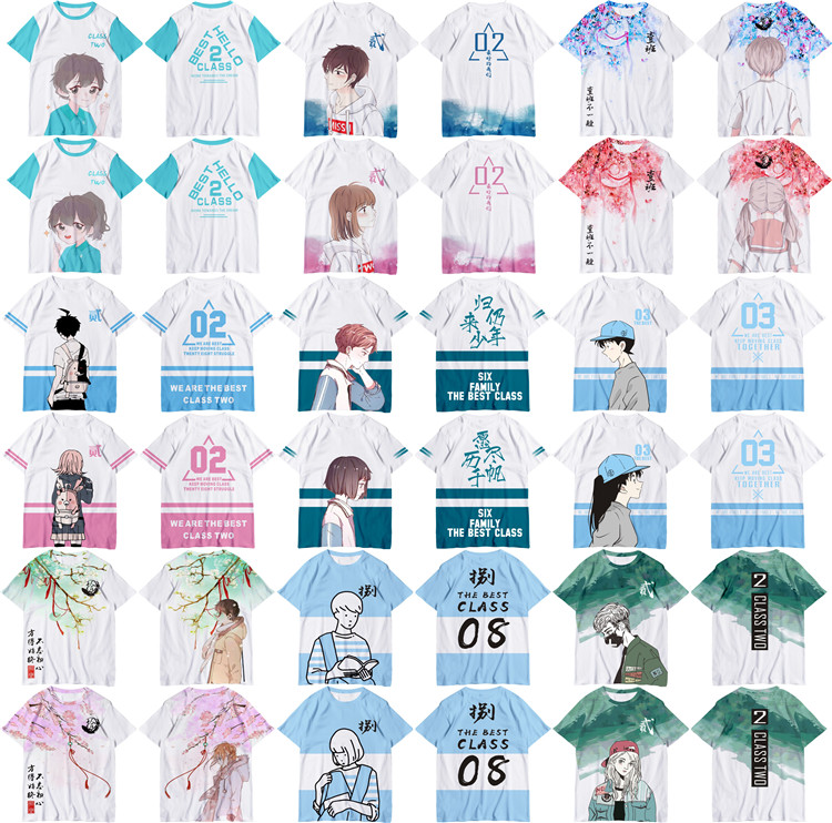 1578576581285500.jpg 夏季班服定制初中高中毕业t恤diy定做短袖同学聚会 全身印运动会(图9)