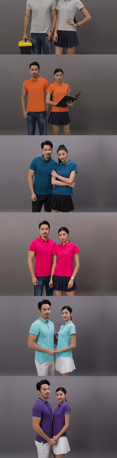 1574326252699478.jpg 纯棉工作服t恤定制印logo短袖团体装文化广告polo衫工衣打字刺绣(图7)