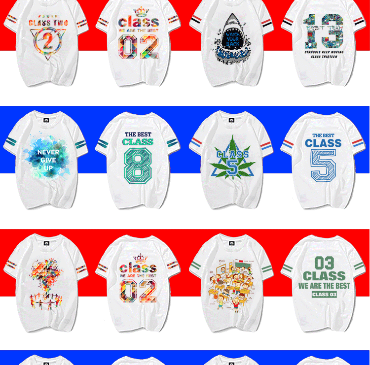 1578576333110430.gif 夏季班服定制diy纯棉大码T恤文化polo衫毕业周年庆同学聚会服装(图22)