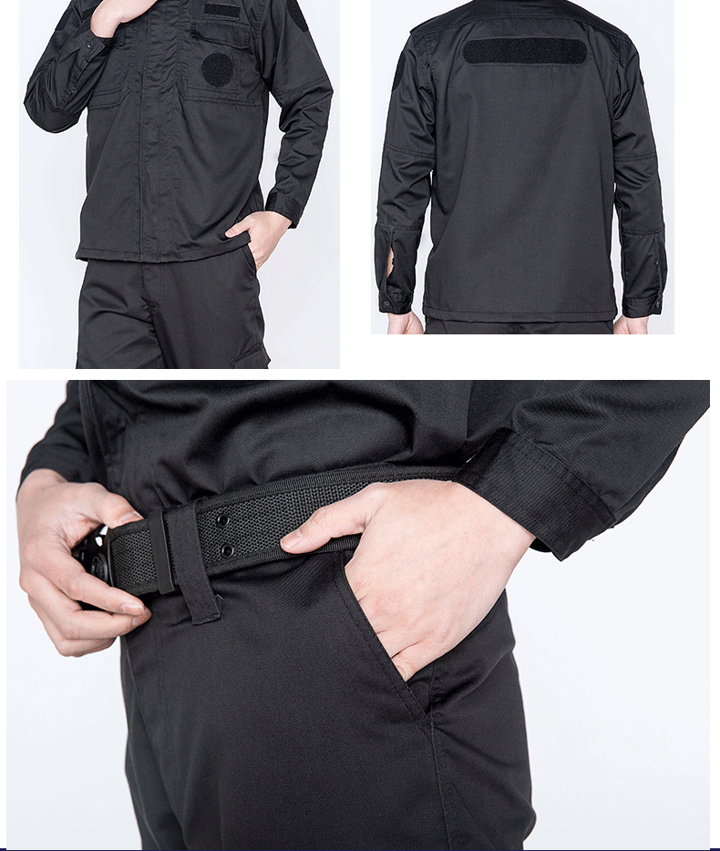 保安工作服套装男春秋长袖保安制服冬装夏季短袖作训服夏装特训服(图15)