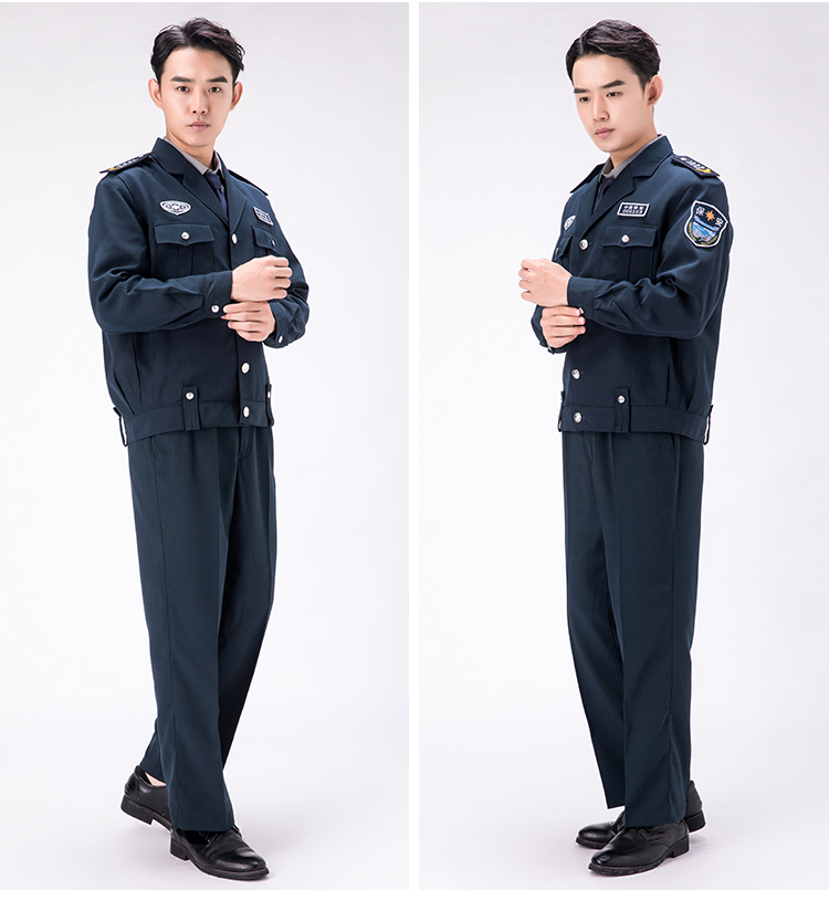 2011新式保安服春秋套装工作制服加厚物业安保冬装长袖秋冬季服装(图24)