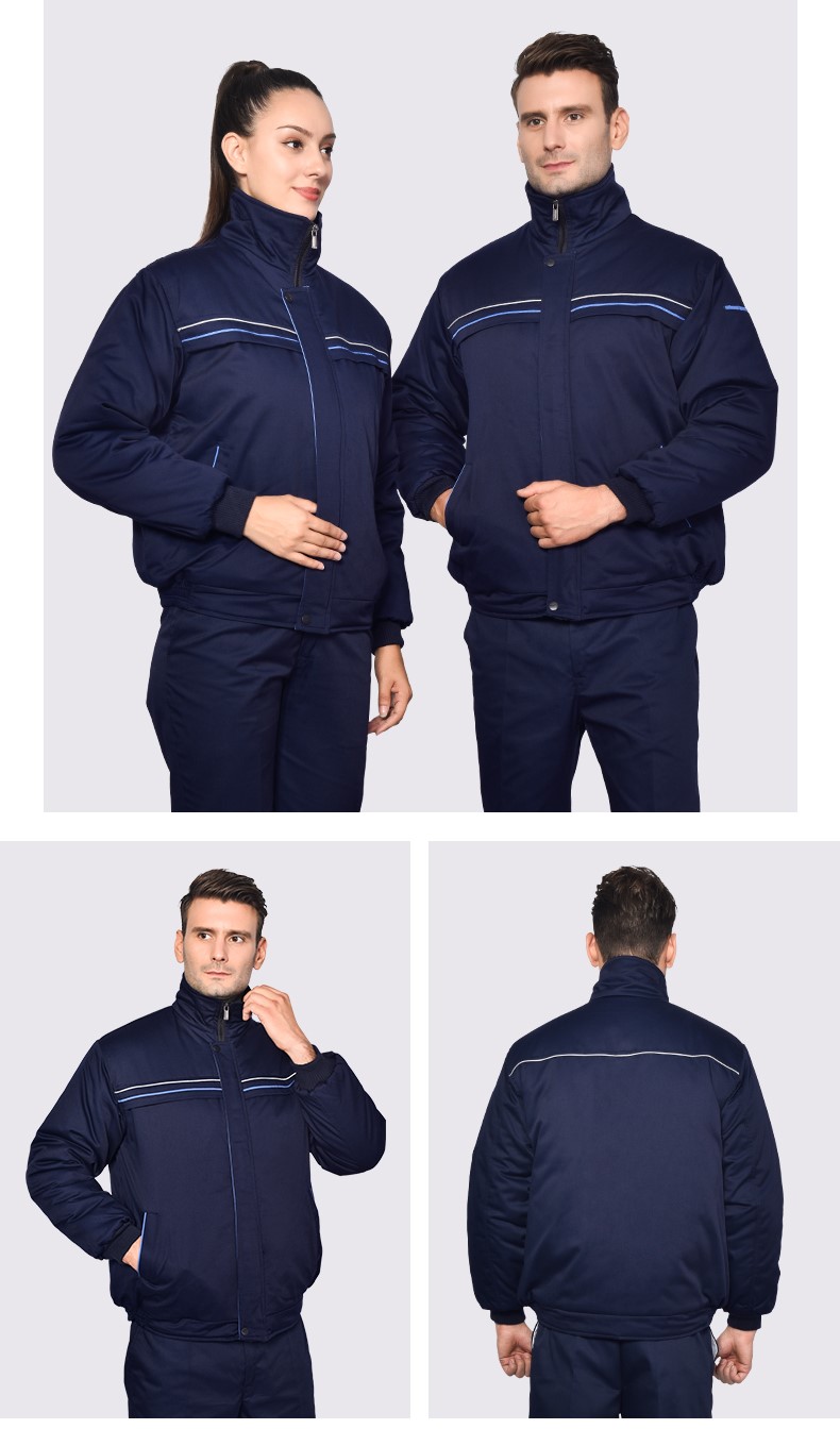 冬季工作服棉衣男女外套加厚防寒劳保服棉袄修理工厂车间棉服冬装(图15)