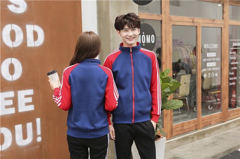 定制卫衣服务员工作服外套秋冬男女火锅店奶茶店超市工装长袖印字(图28)