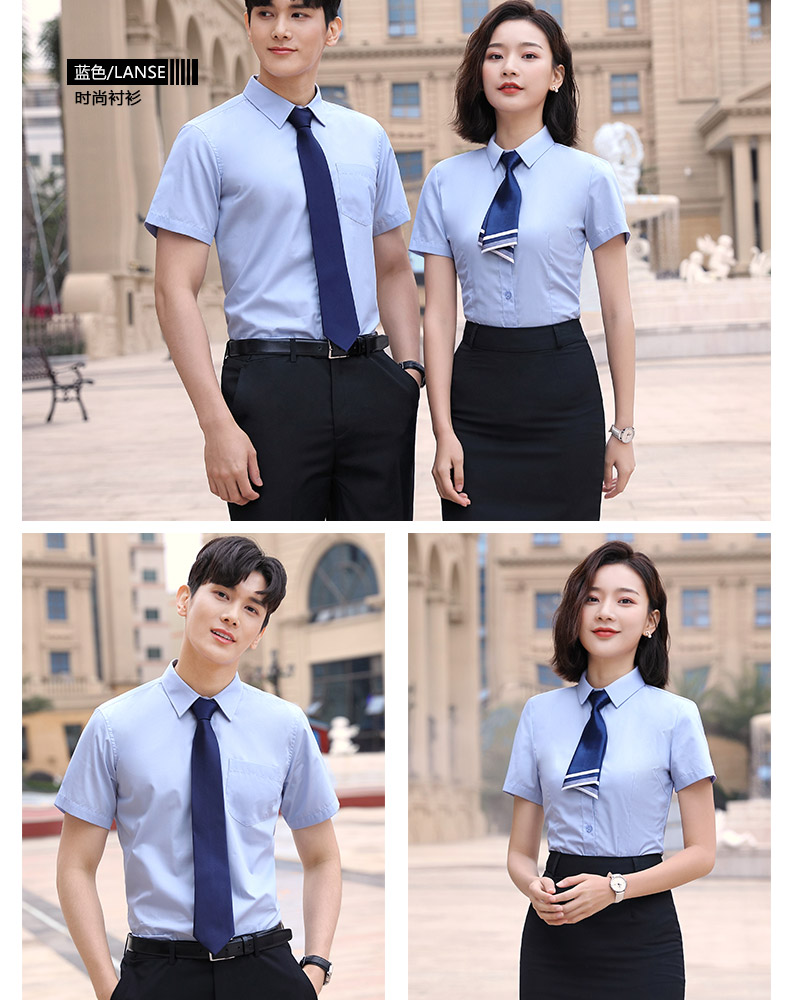 1888-品牌免烫弹力96%棉-男女同款短袖 3色(图15)