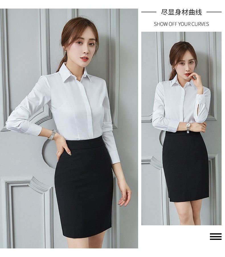 8166#免烫100%柔丝竹纤维 无口袋-暗扣-长袖衬衫(图14)