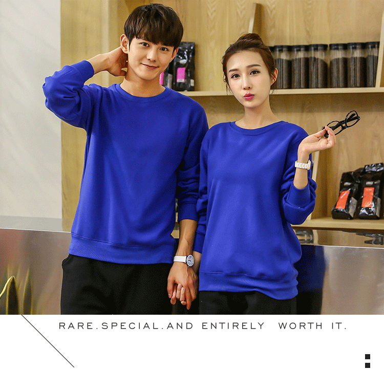 卫衣定制工作服印绣LOGO聚会班服工衣团体广告文化衫圆领长袖T恤(图13)