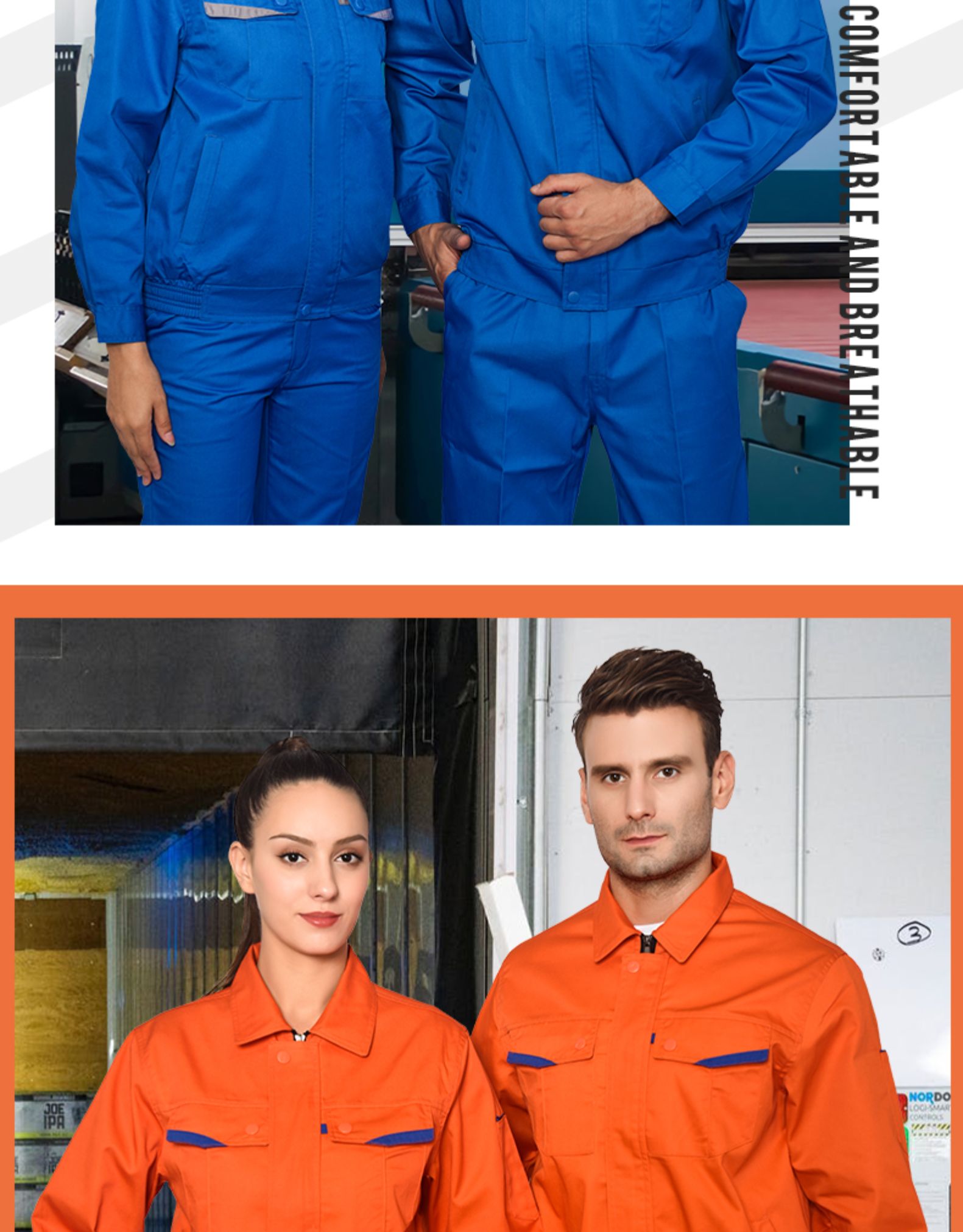 1574146014398213.jpg 长袖工作服套装男士工地工厂车间加厚耐磨劳保服汽修定制工装(图6)