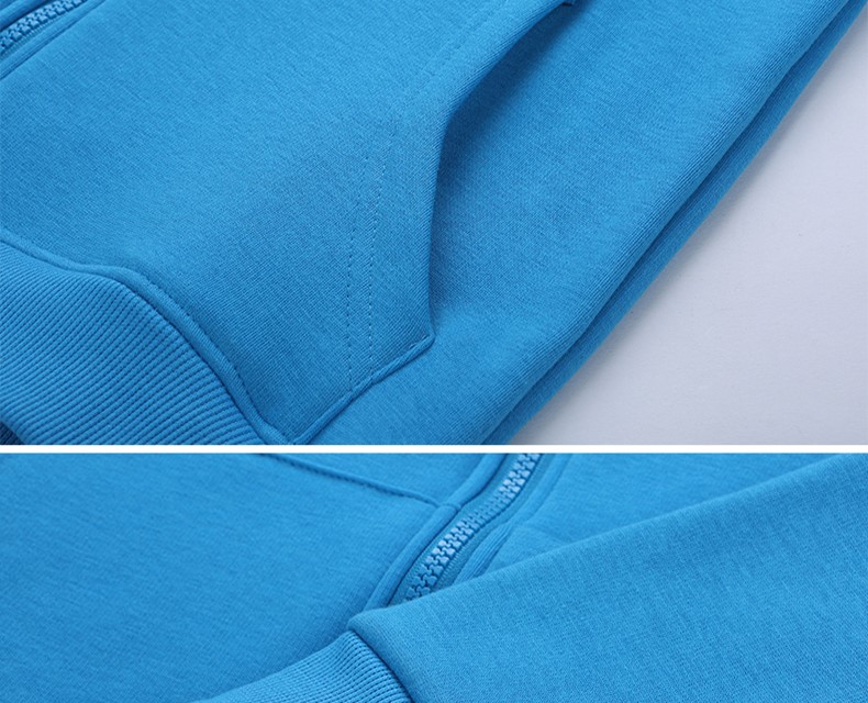 秋冬连帽衫加绒卫衣定制印字logo工作服外套定做同学聚会班服diy(图11)