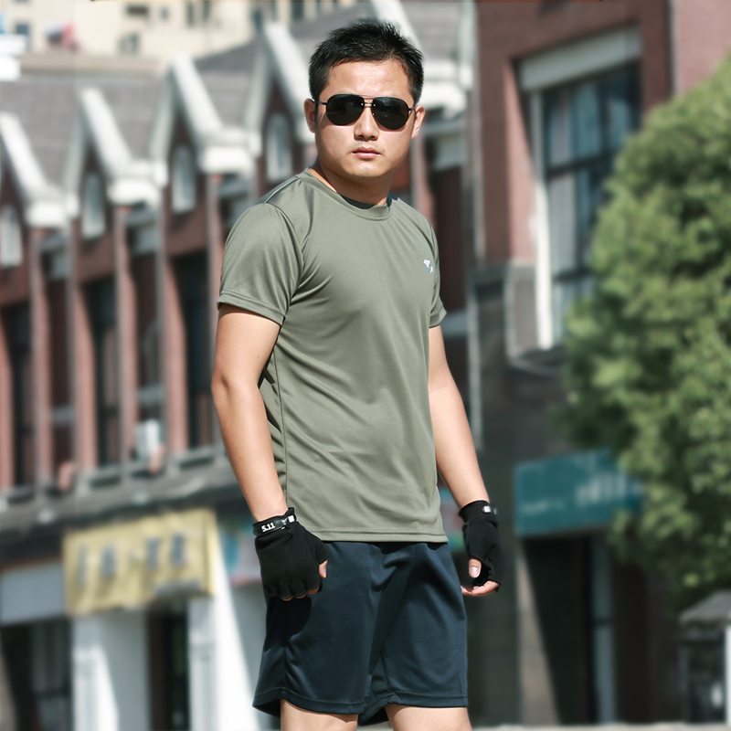 正品体能训练服套装男夏季军迷特种兵t恤短袖短裤军训服作训服女(图2)