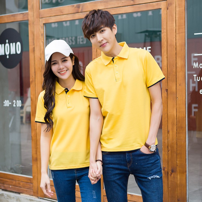 polo衫定制t恤短袖工作服印字Logo文化广告衫定做工衣团体服刺绣(图4)