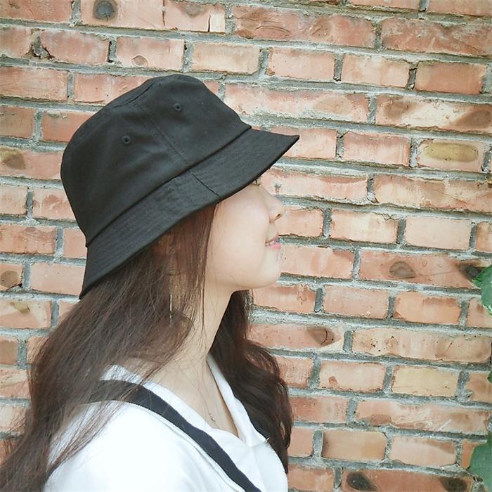 定做渔夫帽子男女纯棉高质量韩版刺绣logo潮团队印字包邮定制盆帽(图1)