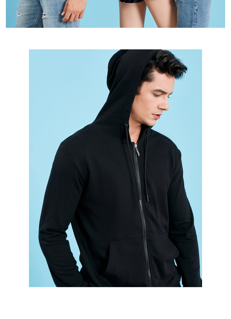 班服卫衣定制印logo长袖广告文化衫diy拉链连帽衫团体工作服订做(图8)