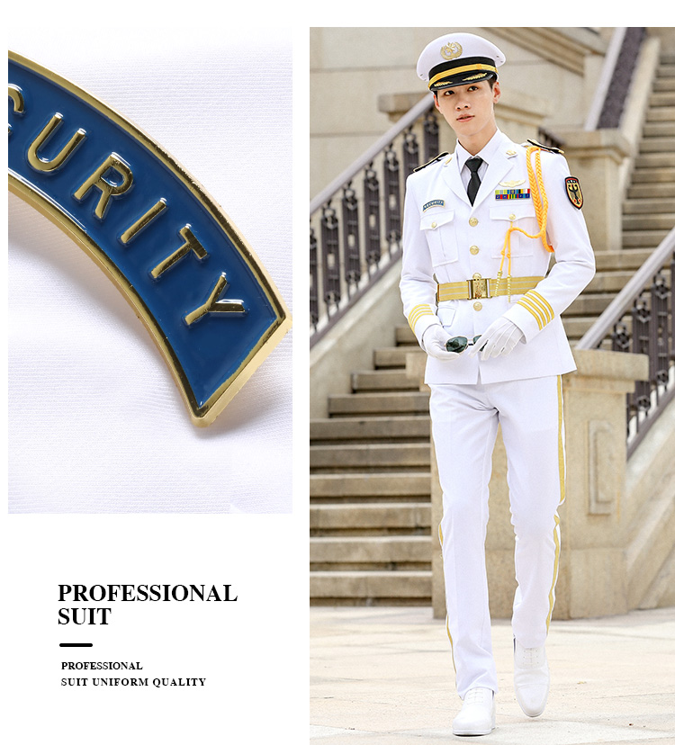 新式保安制服高档保安工作服套装物业形象岗制服保安服男春秋外套(图11)