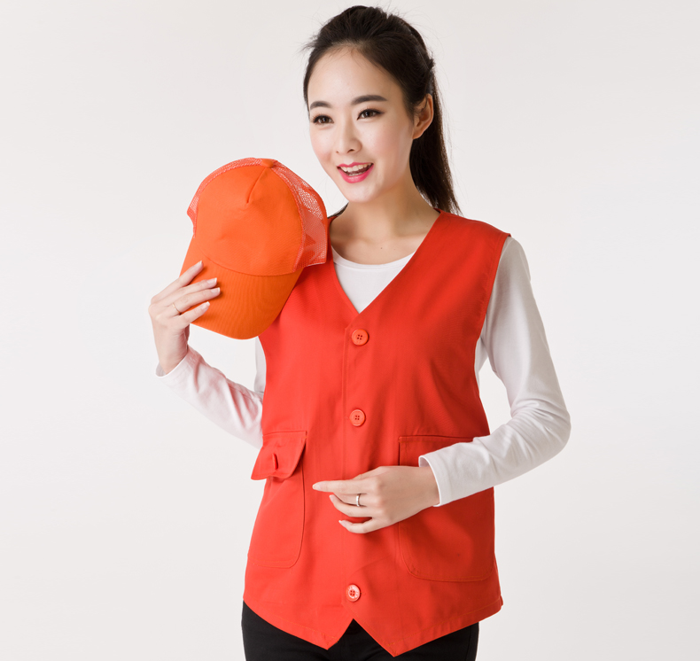 定制志愿者马甲印logo定做工作服广告马夹义工服活动工装背心印字(图14)