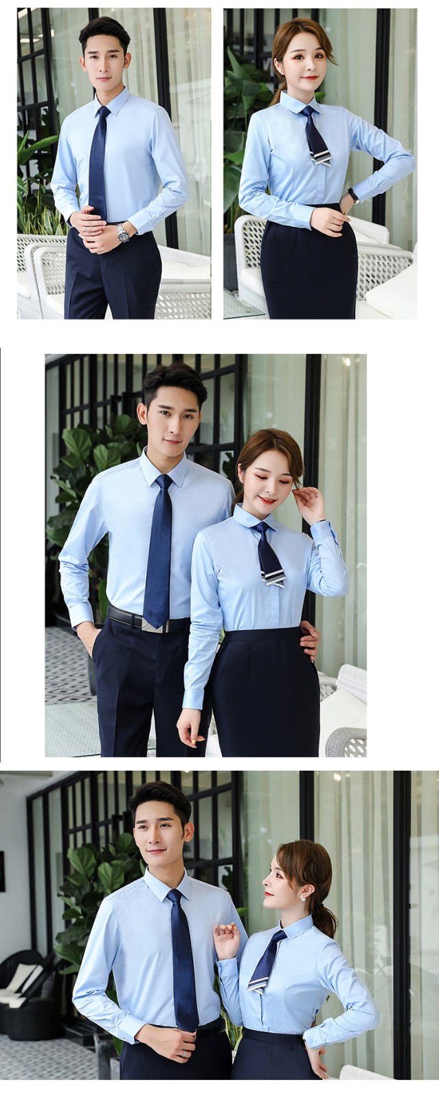 211#60%平纹液氨免烫#男女衬衫(图8)