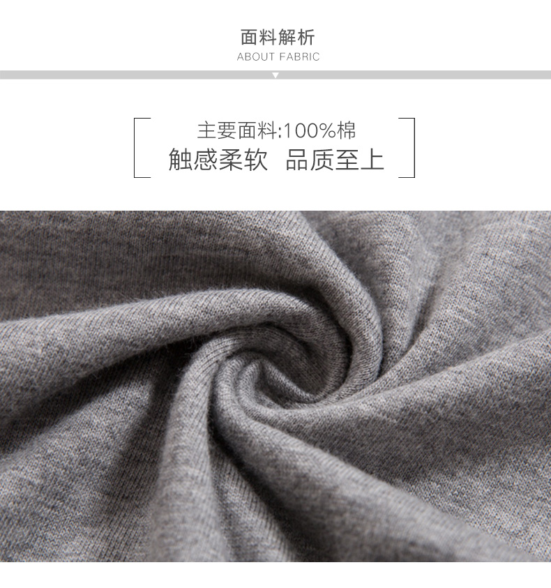 男士T恤春夏纯棉简约短袖T恤3件百搭V领打底衫男(图3)