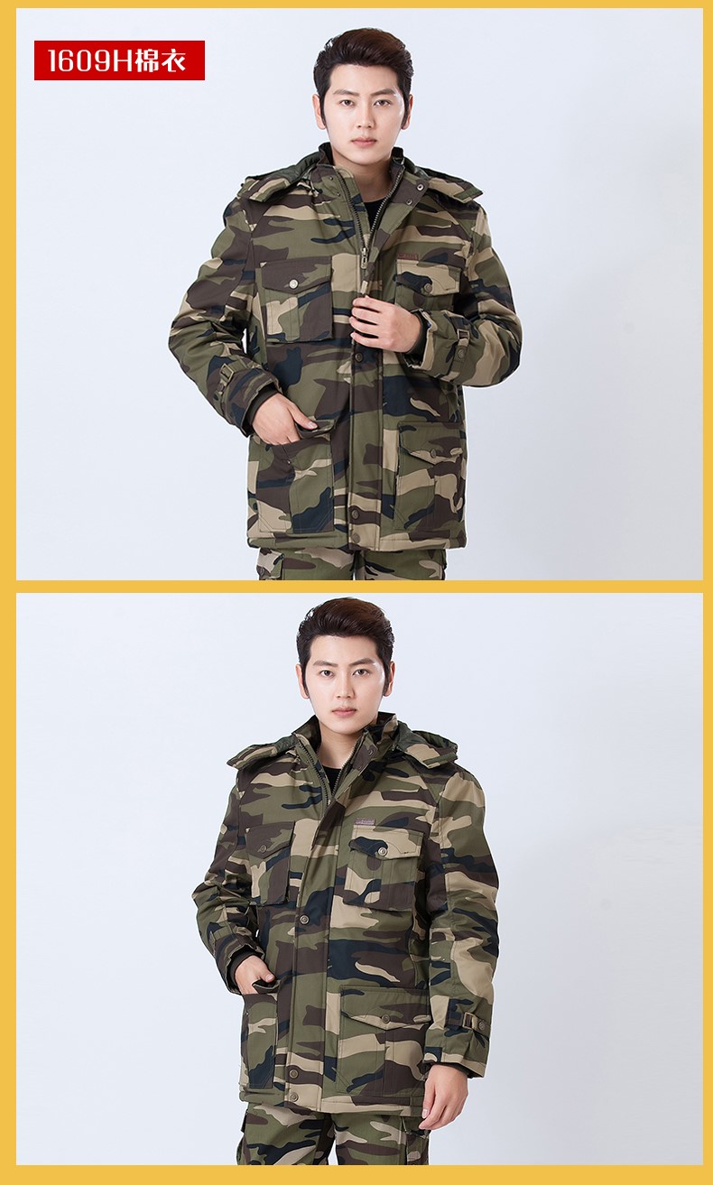 冬季劳保工作服棉袄男户外军迷保暖军大衣棉加厚防寒军装棉服(图14)