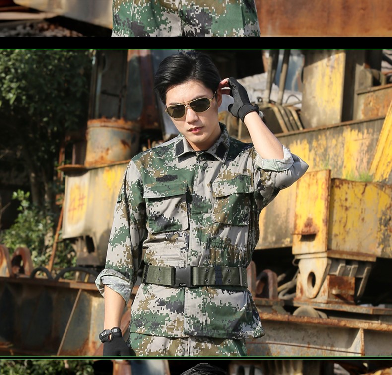 正品男荒漠迷彩服夏春秋季作训服丛林单裤子通用丛林林地城市数码(图7)