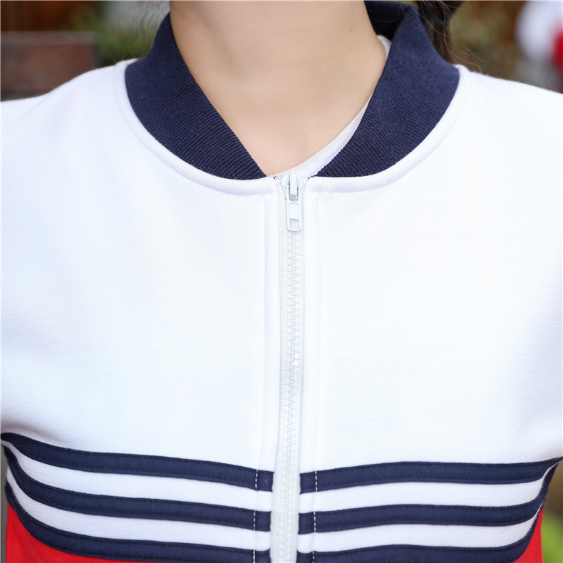 加厚学生班服加绒卫衣定制棒球服加绒工作服印字LOGO同学聚会秋冬(图7)