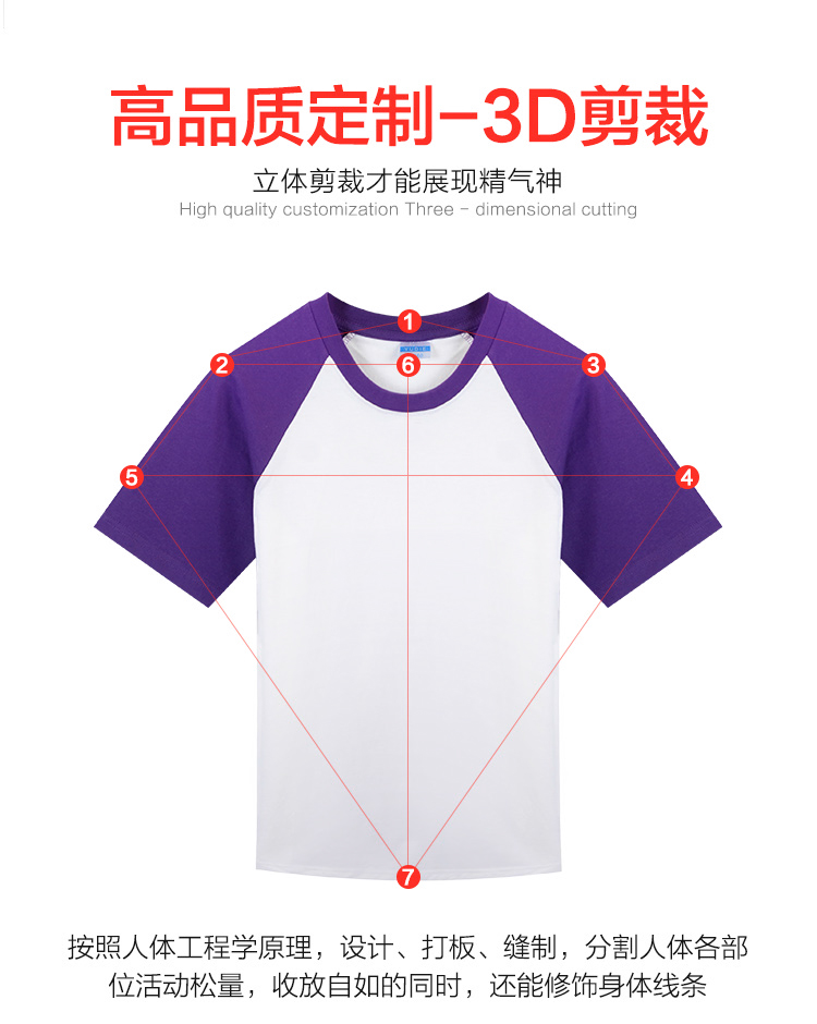 班服定制短袖插件T恤衫工作服聚会服活动衫DIY定做广告衫印字logo(图5)