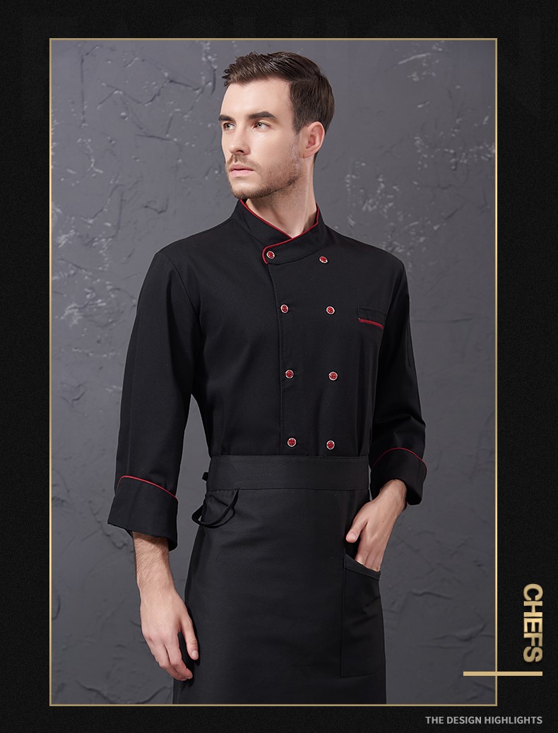 1577586486697957.jpg 厨师工作服男长袖秋冬装白色餐饮酒店厨房服装西餐厨师服定制logo(图16)