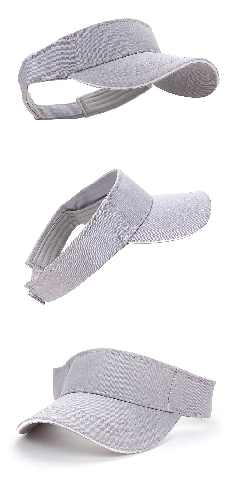 空顶帽男女运动网球帽加长无顶遮阳帽工作广告帽定制刺绣印字logo(图8)