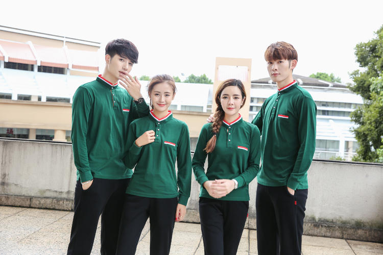 1575193490628149.jpg 2019秋季工作服长袖t恤立领POLO衫男女工装团体服定制diy印字logo(图7)