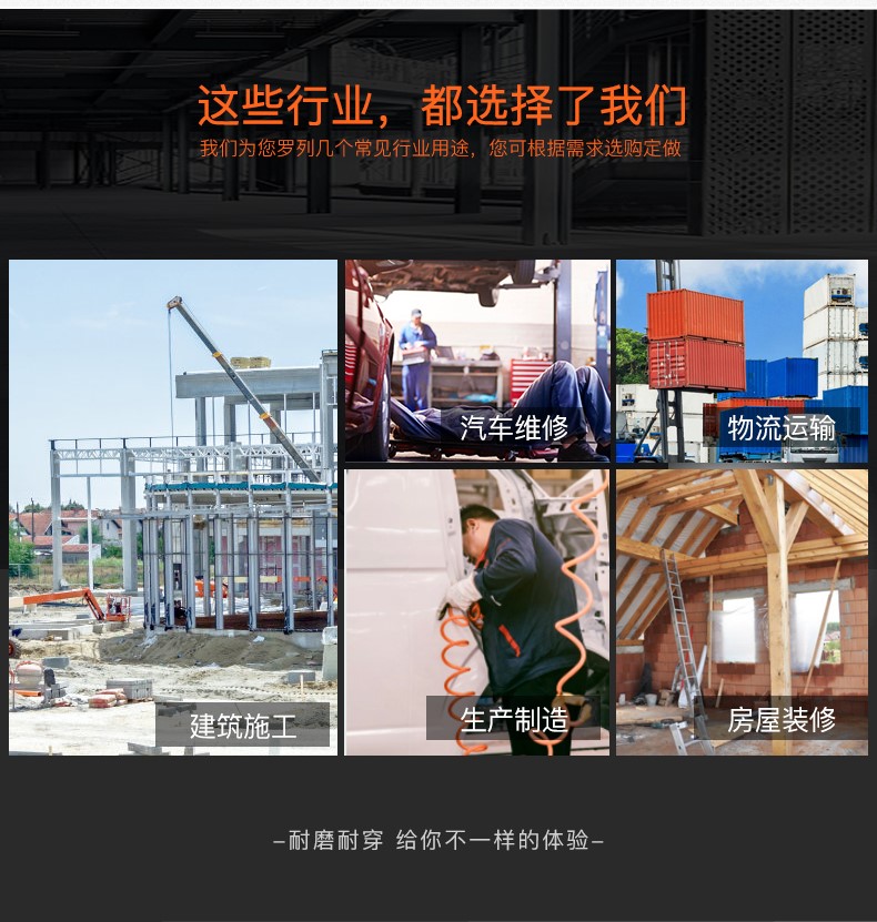 工作服套装男长袖加厚耐磨汽修服反光条劳保服工程服工装上衣印字(图4)