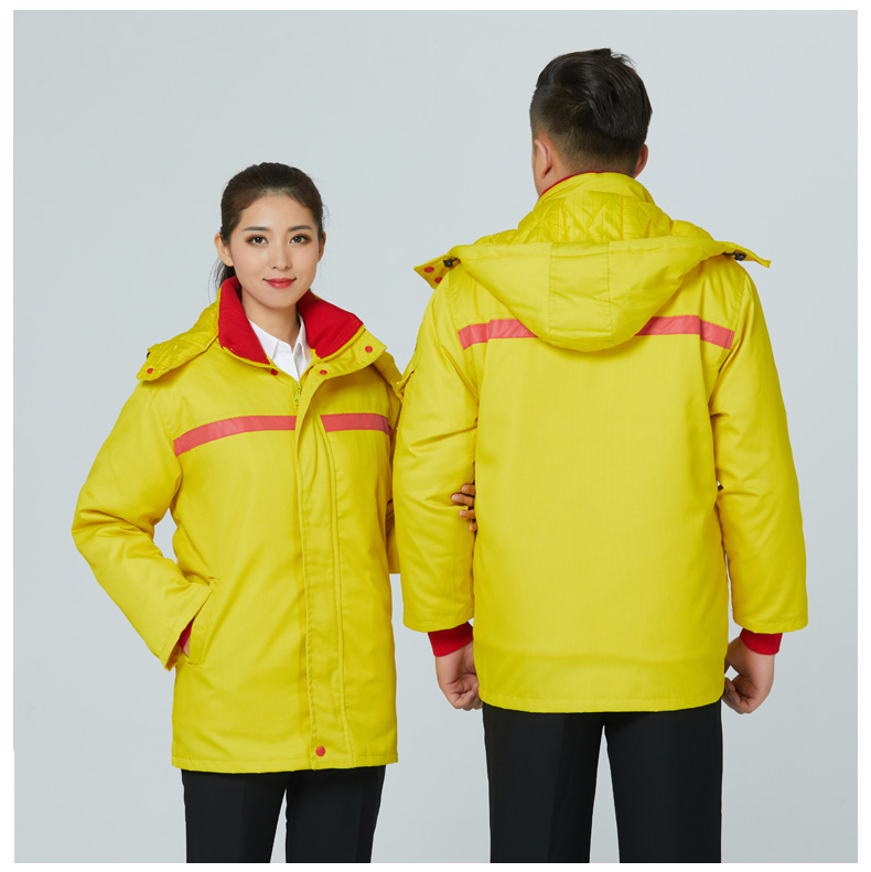 防静电棉衣工作服男石化加厚棉服冬季防寒加油站工装劳保服(图13)