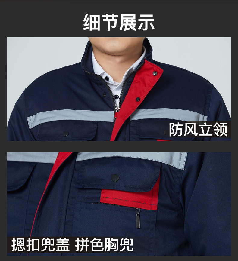 冬季工作服棉衣男加厚活里活面棉服防寒工装上衣耐磨棉袄汽修服(图17)