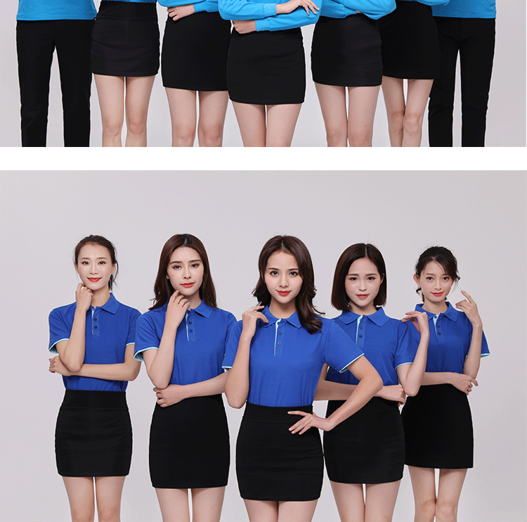 polo衫定制t恤短袖工作服印字Logo文化广告衫定做工衣团体服刺绣(图19)