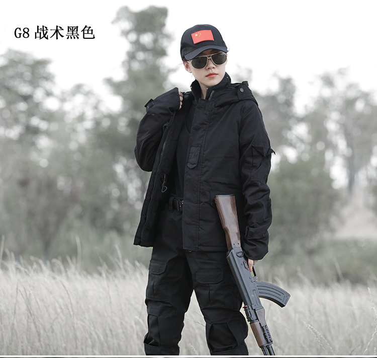 1577175701557139.jpg 冬季荒漠蟒纹迷彩服军装套装男户外特种兵作训服加绒防风战术外套(图4)